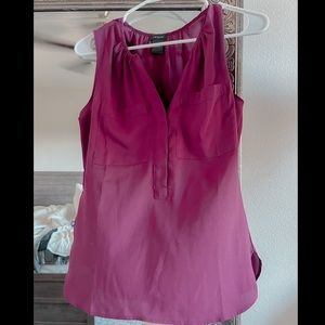 Ann Taylor Maroon Blouse